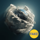 Illustration for article titled This Photo of Earth From the Hubble Telescope is Totally Fake